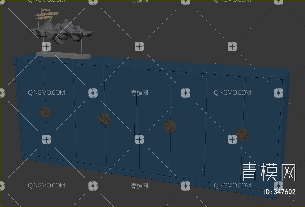边柜3D模型下载【ID:347602】