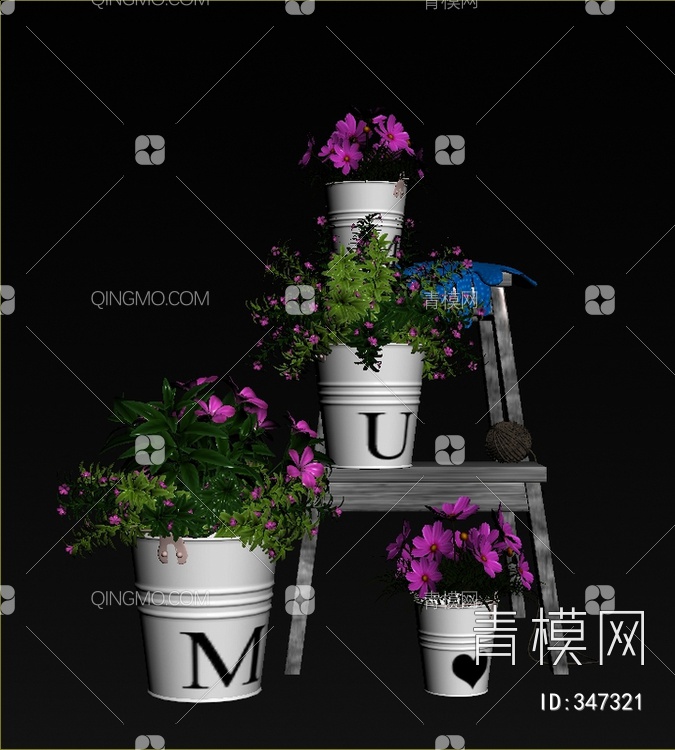 植物花艺3D模型下载【ID:347321】