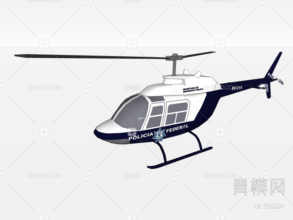 直升机SU模型下载【ID:356631】
