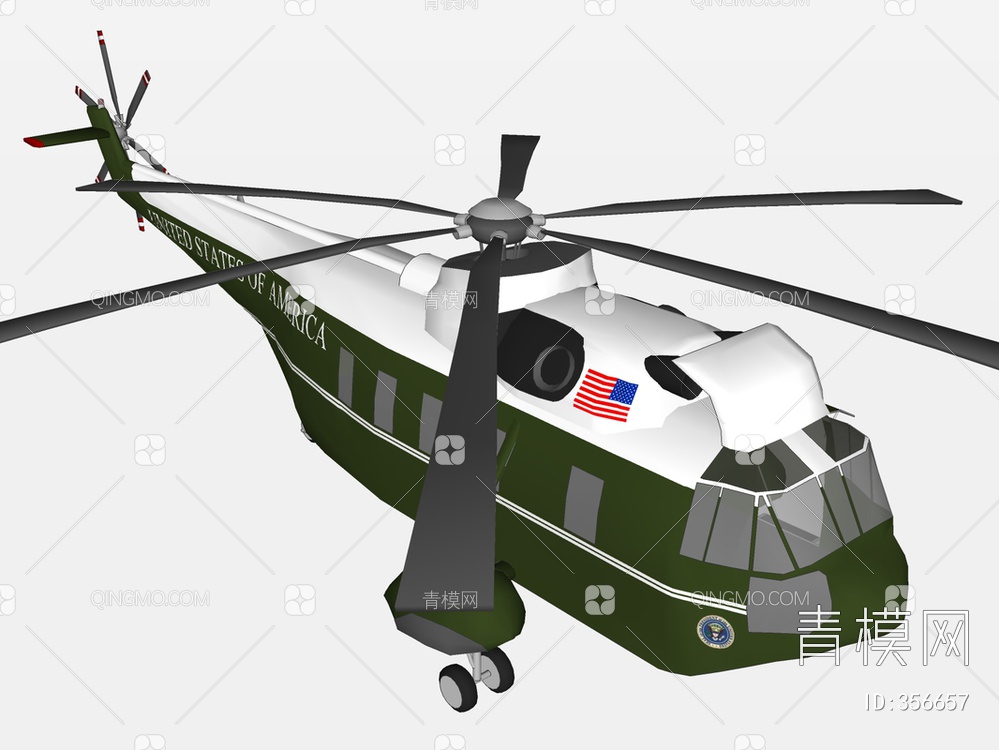 直升机SU模型下载【ID:356657】