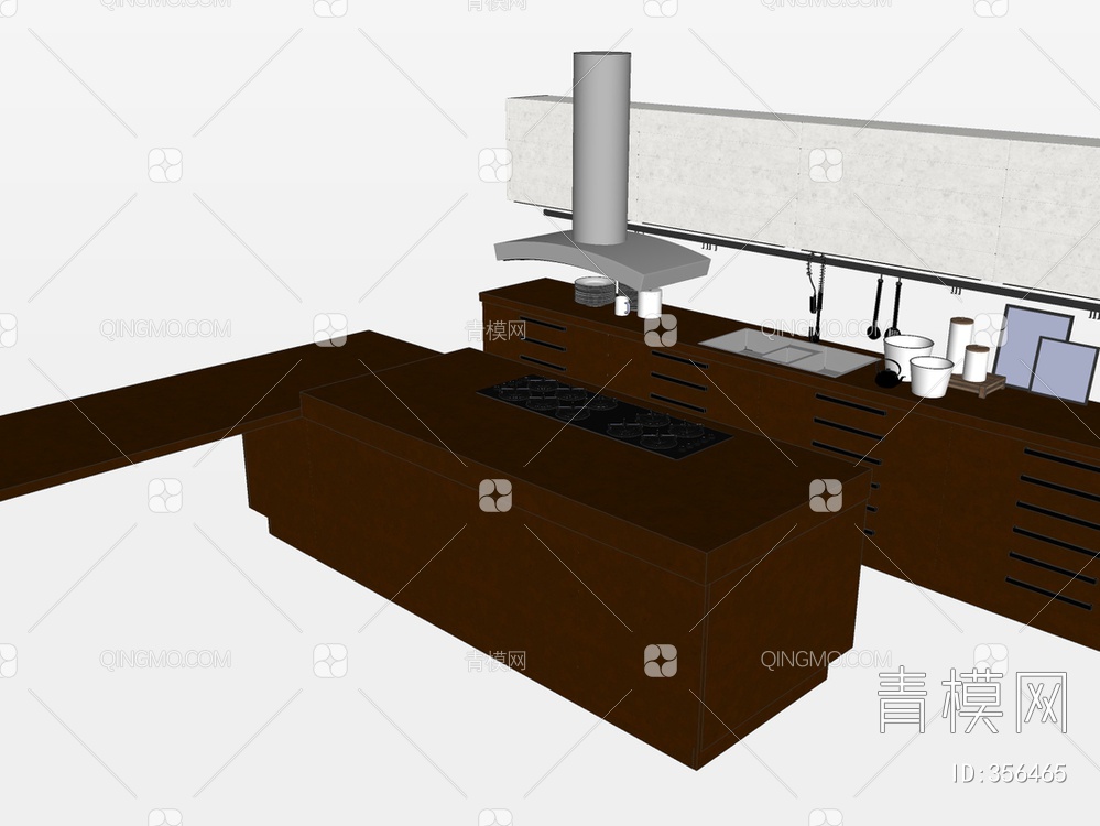 橱柜SU模型下载【ID:356465】