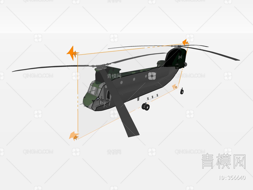 直升机SU模型下载【ID:356640】