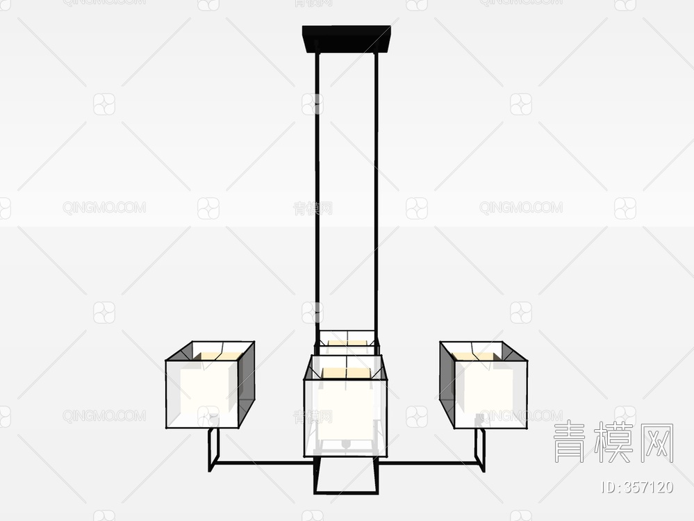 吊灯SU模型下载【ID:357120】