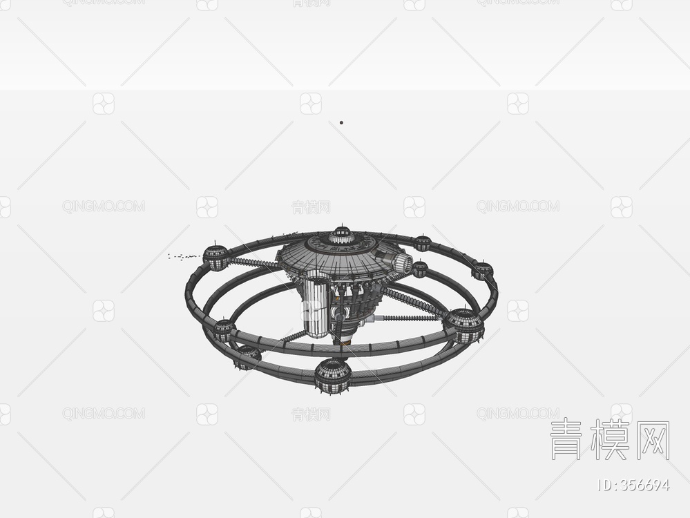 太空飞船SU模型下载【ID:356694】