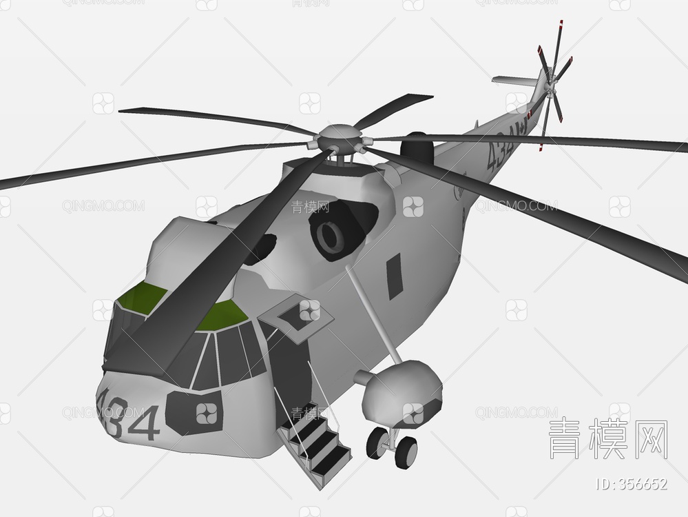 直升机SU模型下载【ID:356652】