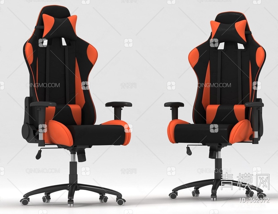 电竞椅电脑椅3D模型下载【ID:362372】