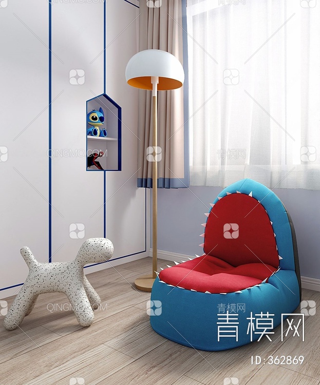 儿童沙发3D模型下载【ID:362869】