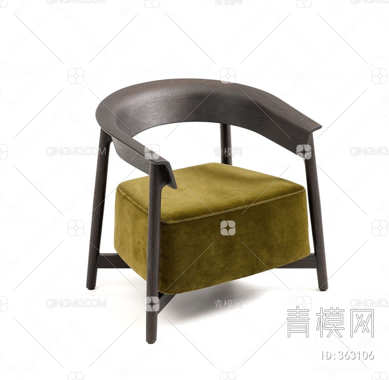 班然 单椅3D模型下载【ID:363106】