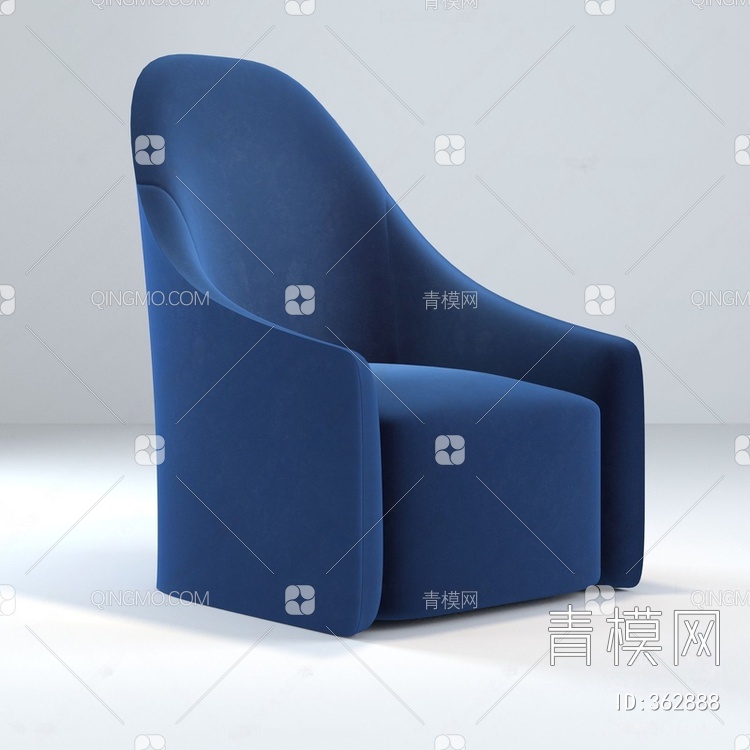 意大利 Fendi 单人沙发3D模型下载【ID:362888】