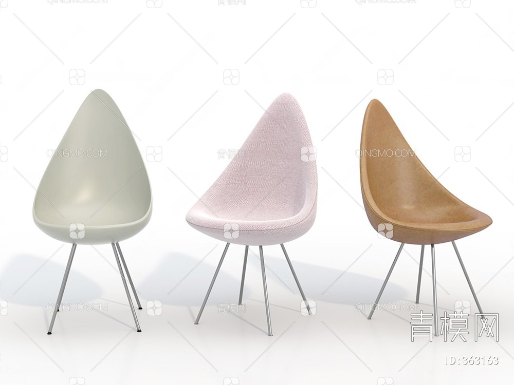 丹麦FRITZ HANSEN 单椅3D模型下载【ID:363163】