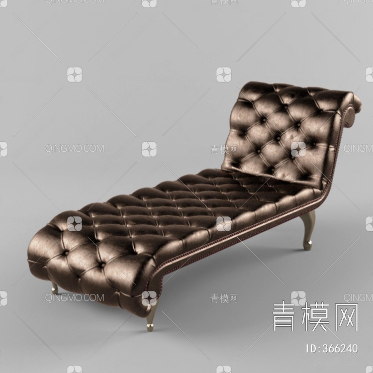 贵妃躺椅3D模型下载【ID:366240】