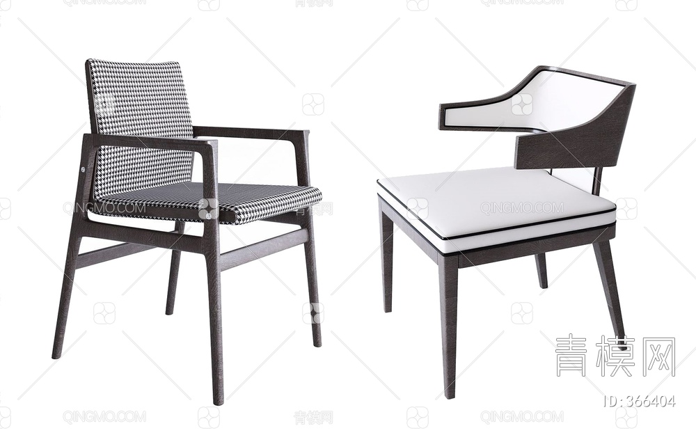 单椅组合3D模型下载【ID:366404】