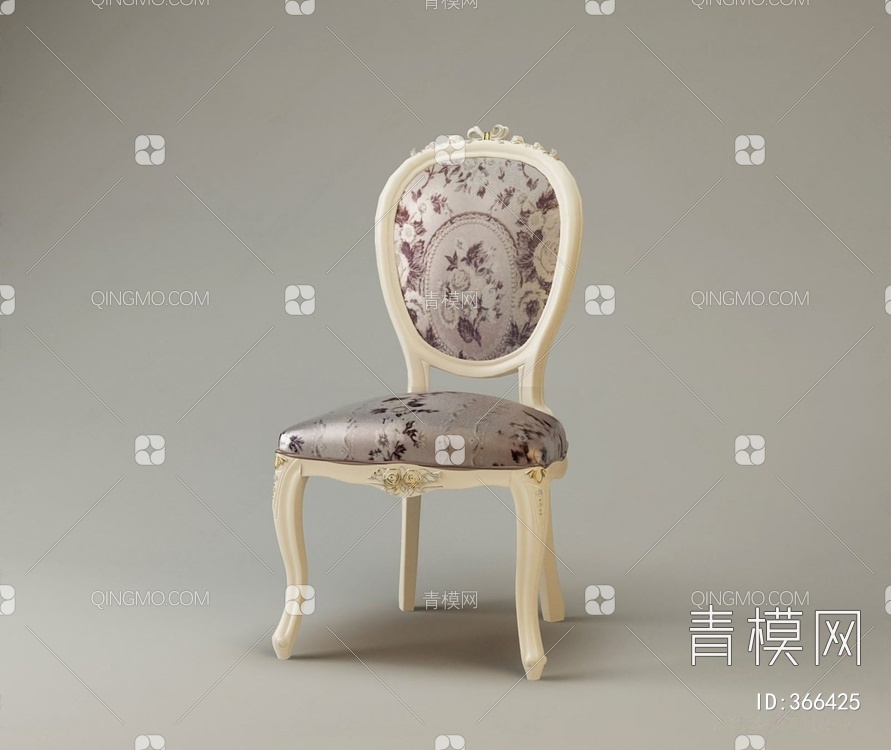 劳恩斯 餐椅3D模型下载【ID:366425】