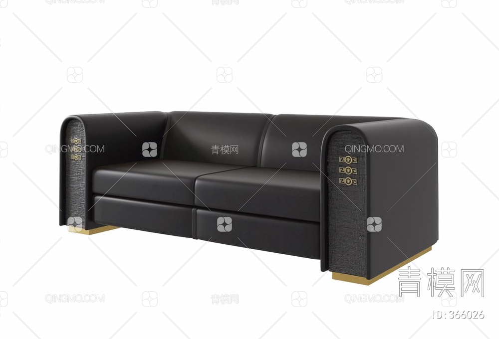 意大利 范思哲 Versace Home 休闲双人沙发3D模型下载【ID:366026】