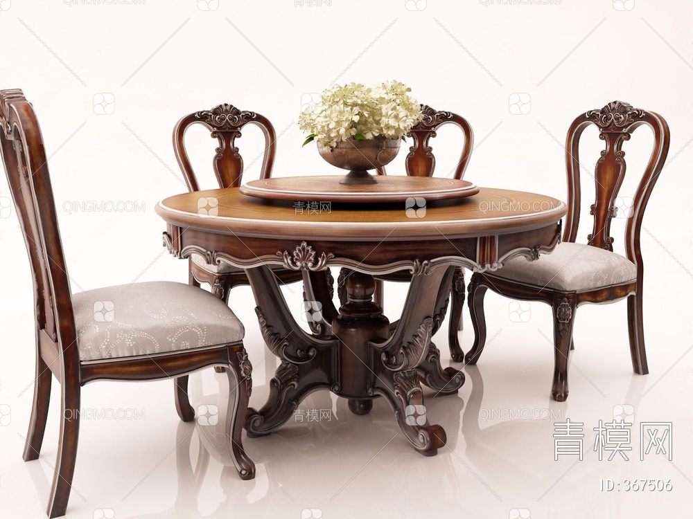 餐桌椅3D模型下载【ID:367506】
