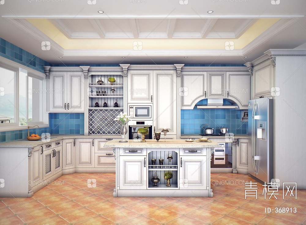 厨房3D模型下载【ID:368913】