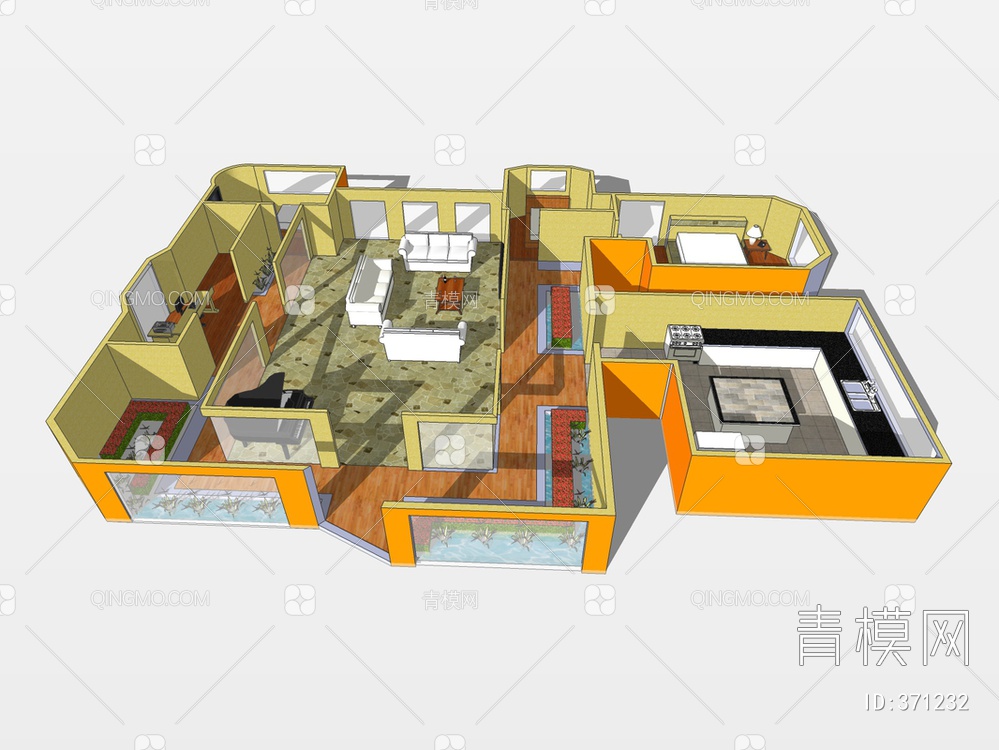 家装SU模型下载【ID:371232】