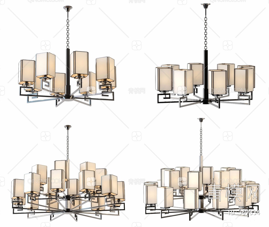 吊灯3D模型下载【ID:369834】