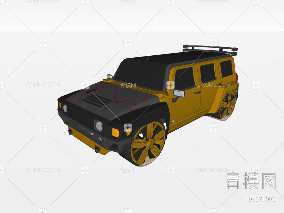 悍马HummerSU模型下载【ID:371093】