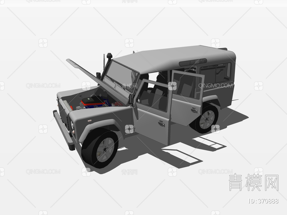 路虎Land-RoverSU模型下载【ID:370888】
