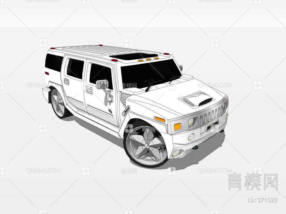 悍马HummerSU模型下载【ID:371022】