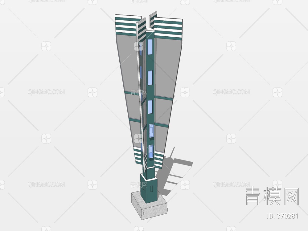 户外灯SU模型下载【ID:370281】