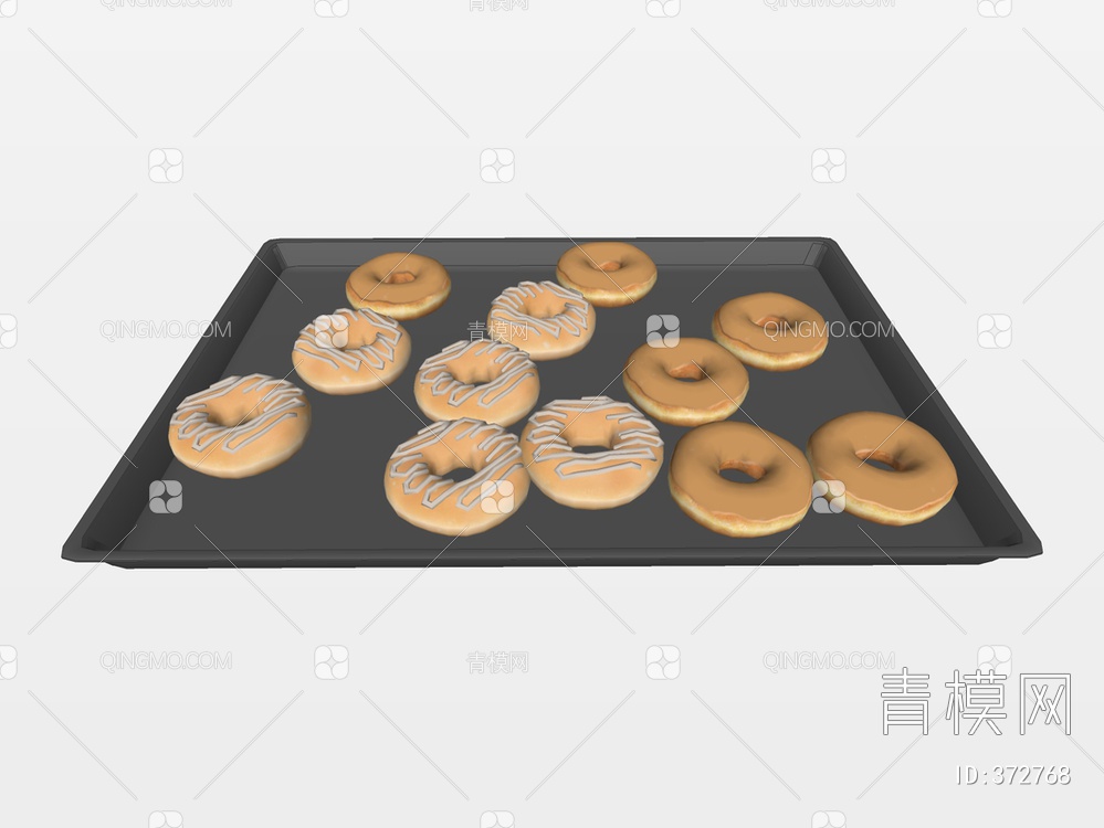 甜甜圈SU模型下载【ID:372768】