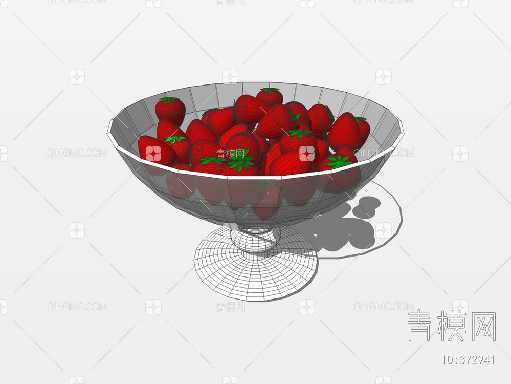 草莓SU模型下载【ID:372941】