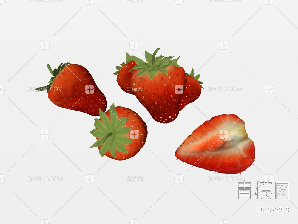 草莓SU模型下载【ID:372913】