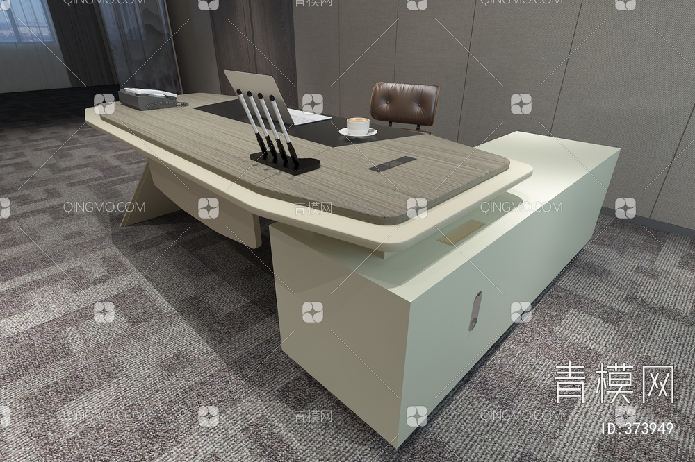 办公桌3D模型下载【ID:373949】
