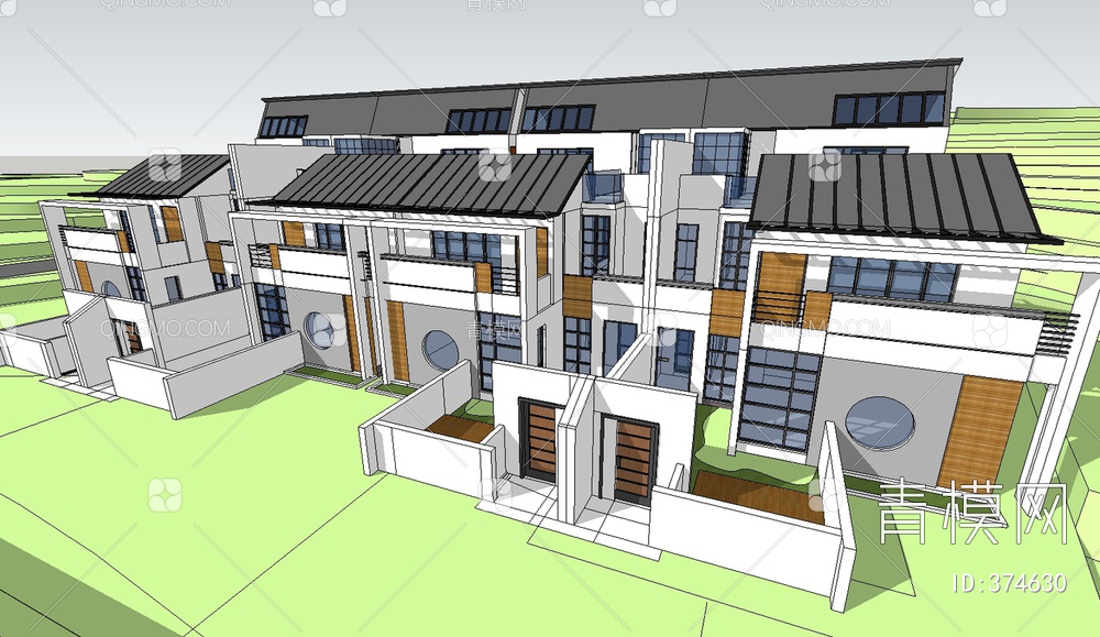 住宅SU模型下载【ID:374630】