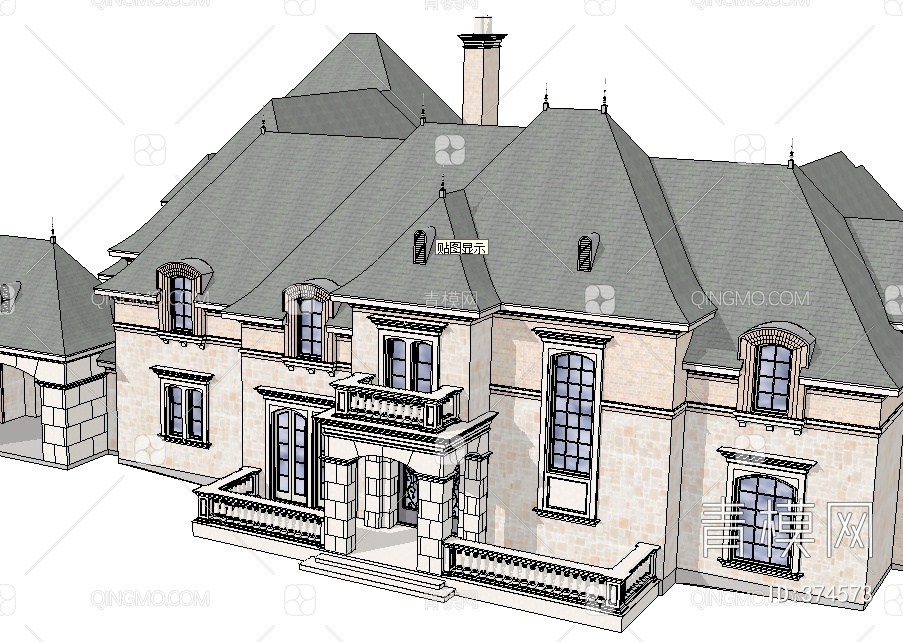 别墅SU模型下载【ID:374573】