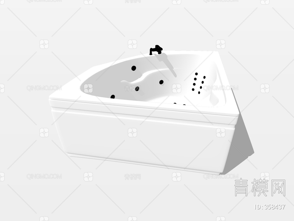 浴缸SU模型下载【ID:358437】