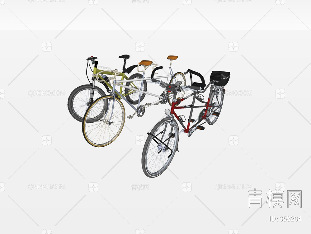 自行车SU模型下载【ID:358204】