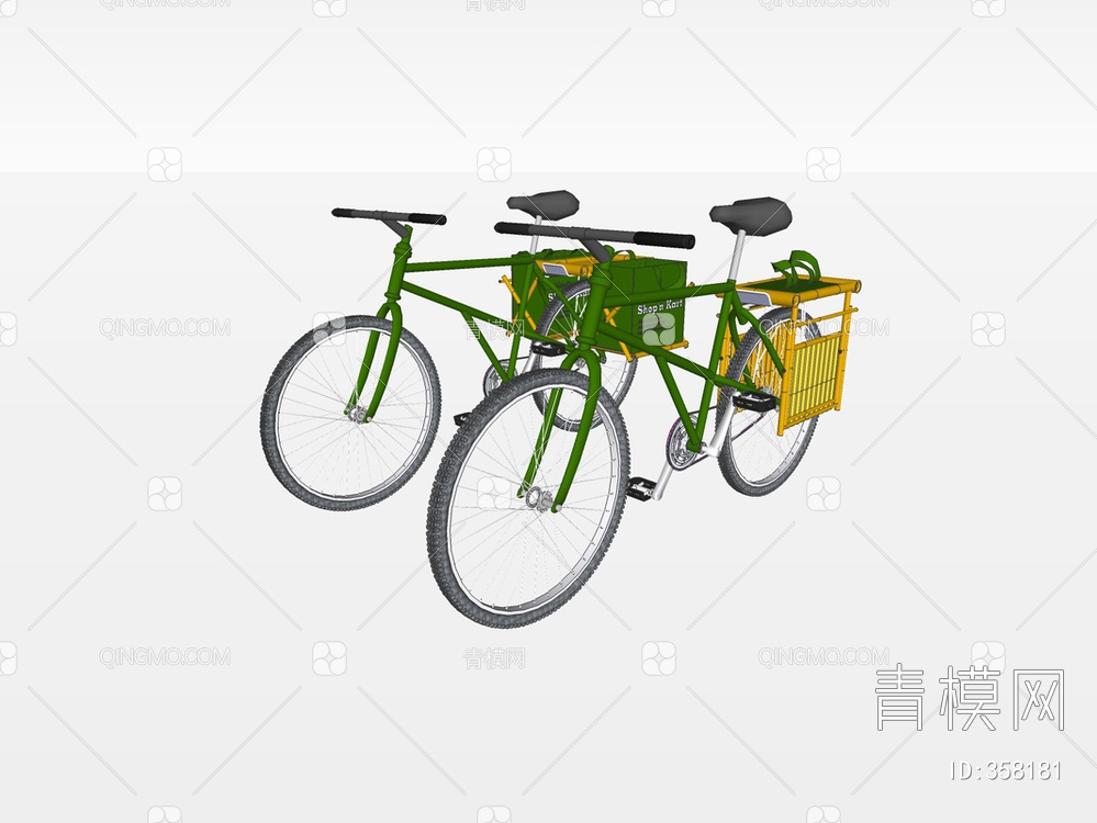 自行车SU模型下载【ID:358181】