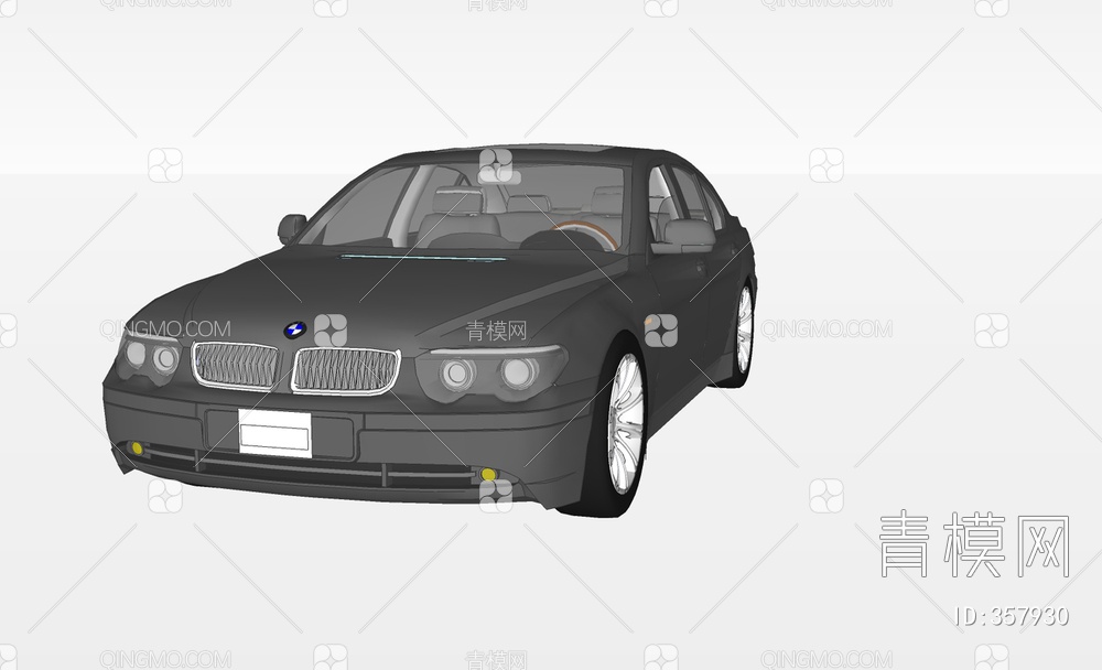 汽车宝马BMW760SU模型下载【ID:357930】