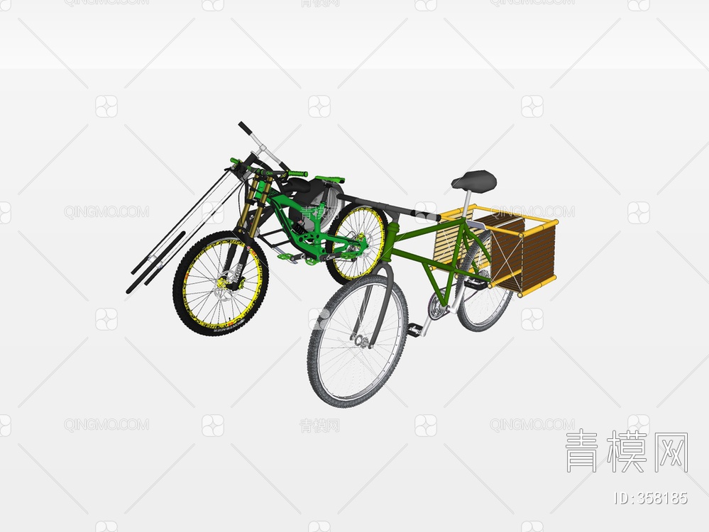 自行车SU模型下载【ID:358185】