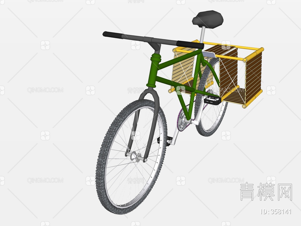 自行车SU模型下载【ID:358141】