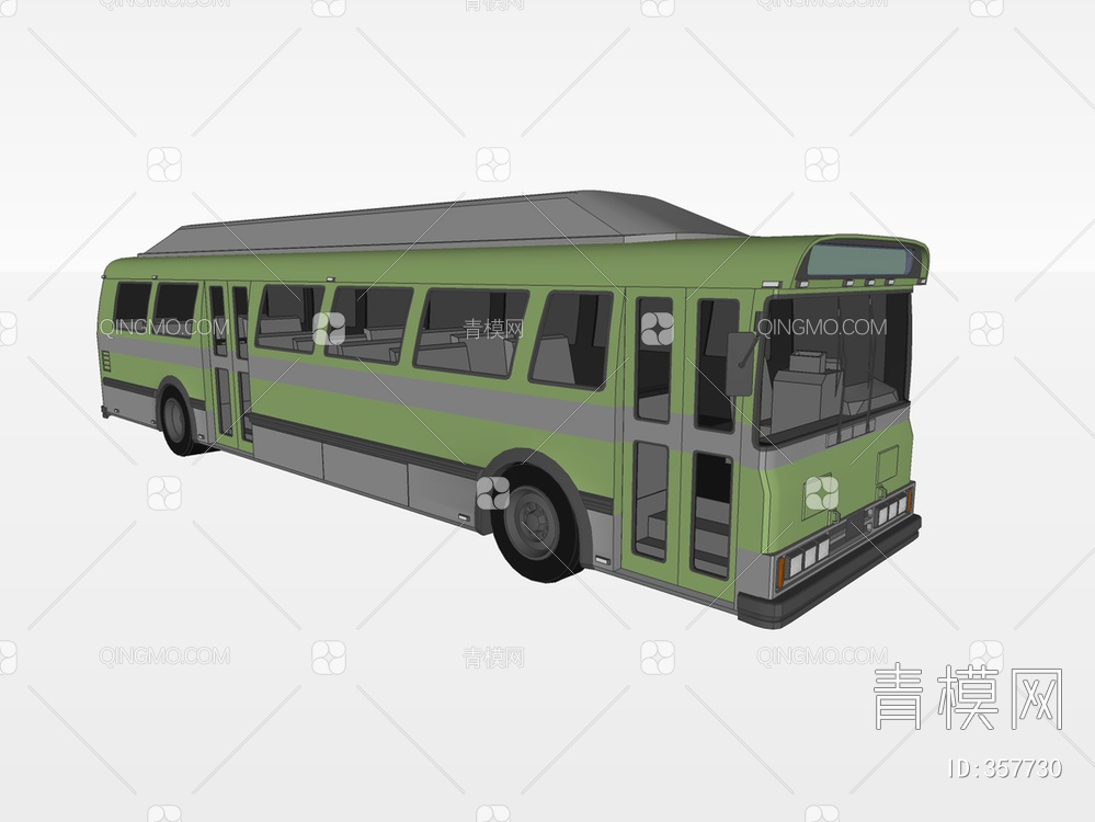 公交车SU模型下载【ID:357730】
