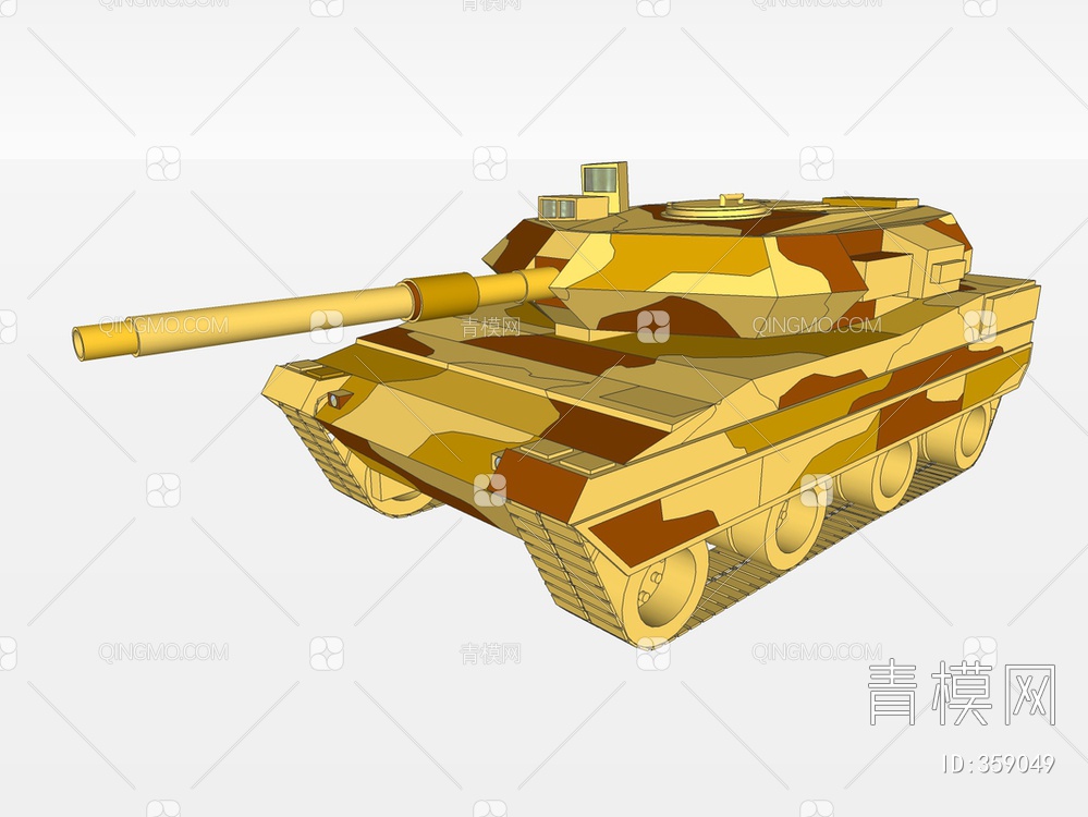 坦克装甲车SU模型下载【ID:359049】