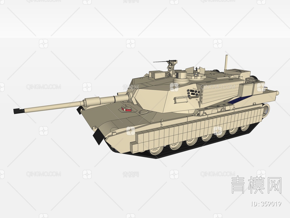 坦克装甲车SU模型下载【ID:359019】