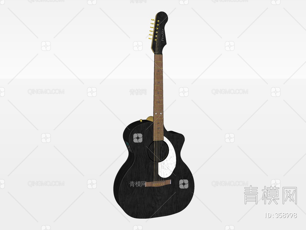 吉他SU模型下载【ID:358998】
