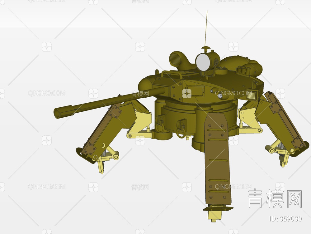 坦克装甲车SU模型下载【ID:359030】
