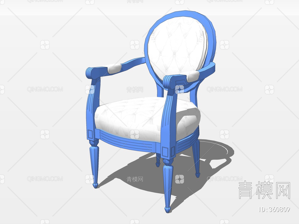 单椅SU模型下载【ID:360809】