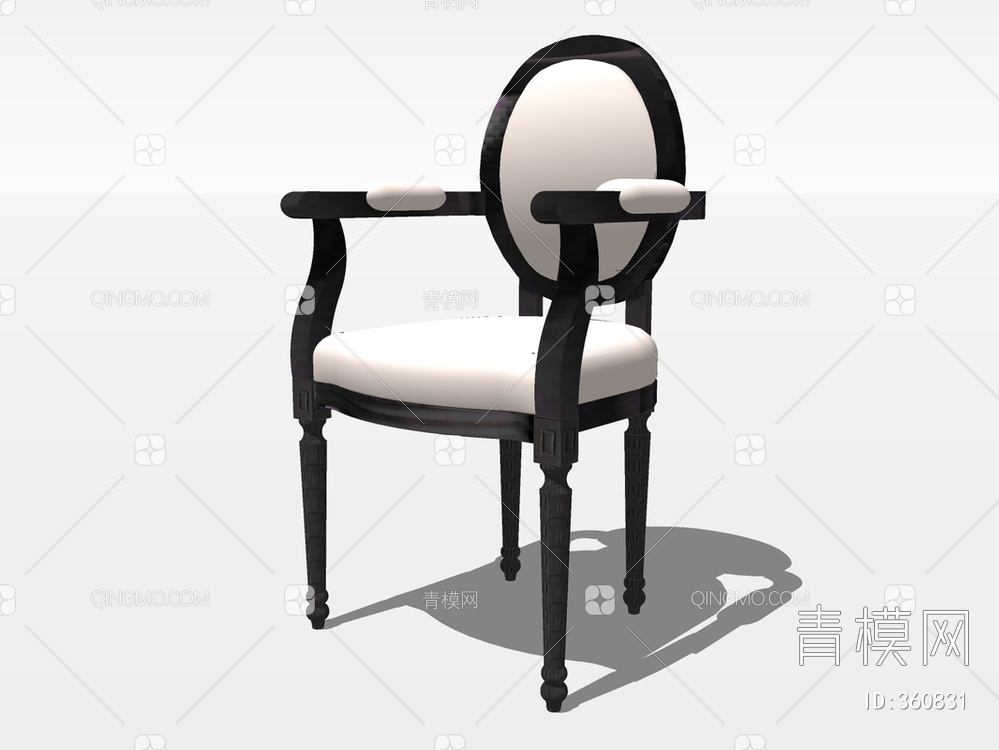 单椅SU模型下载【ID:360831】