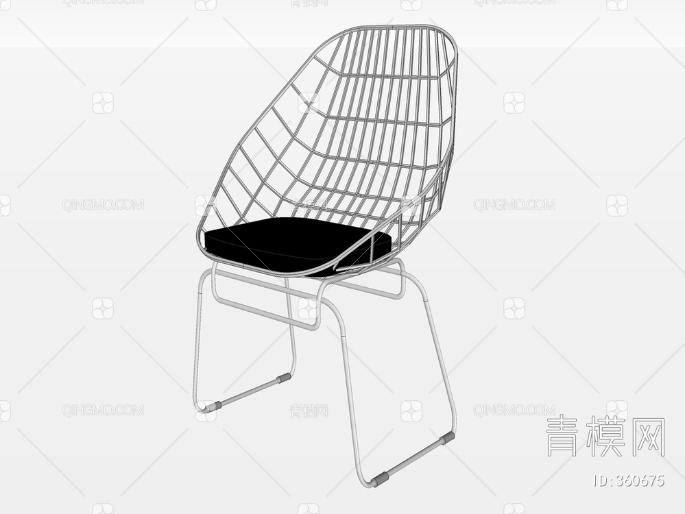 单椅SU模型下载【ID:360675】