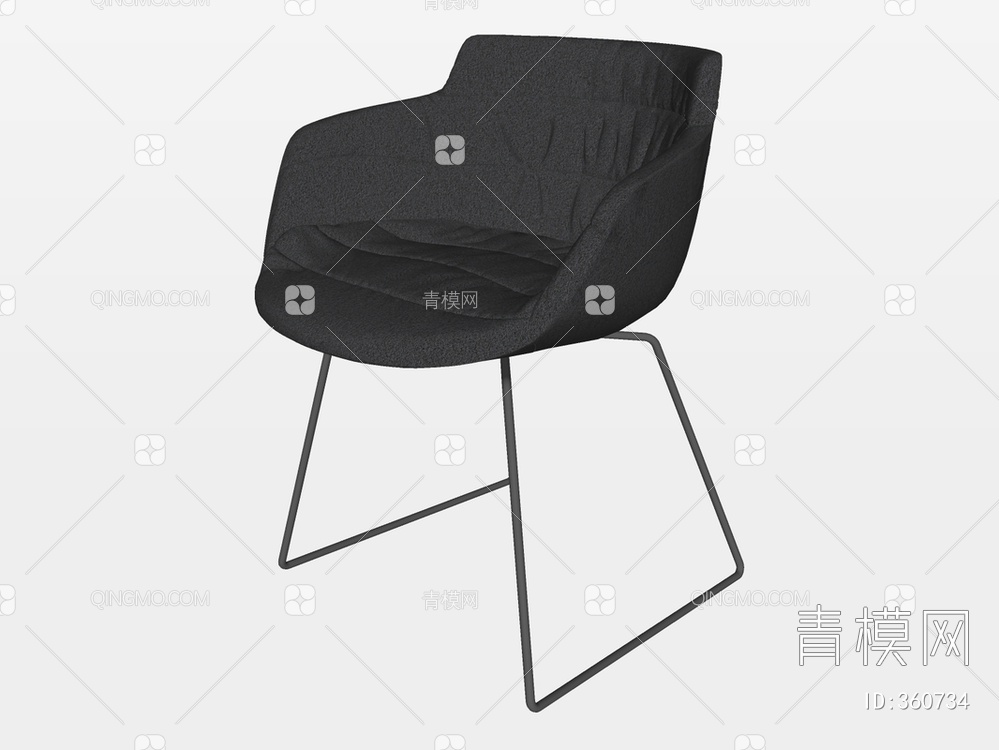单椅SU模型下载【ID:360734】