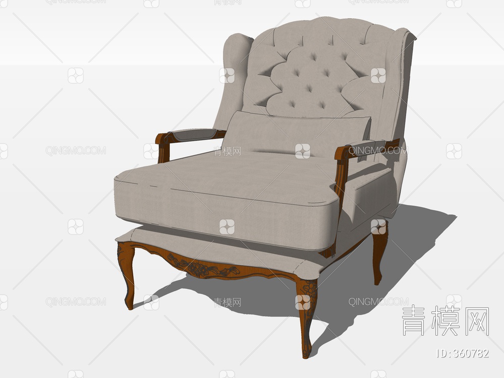 单椅SU模型下载【ID:360782】
