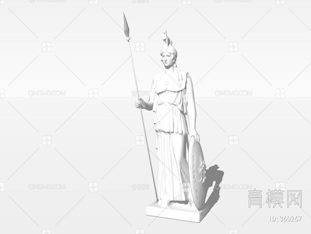 希腊雕塑SU模型下载【ID:360267】