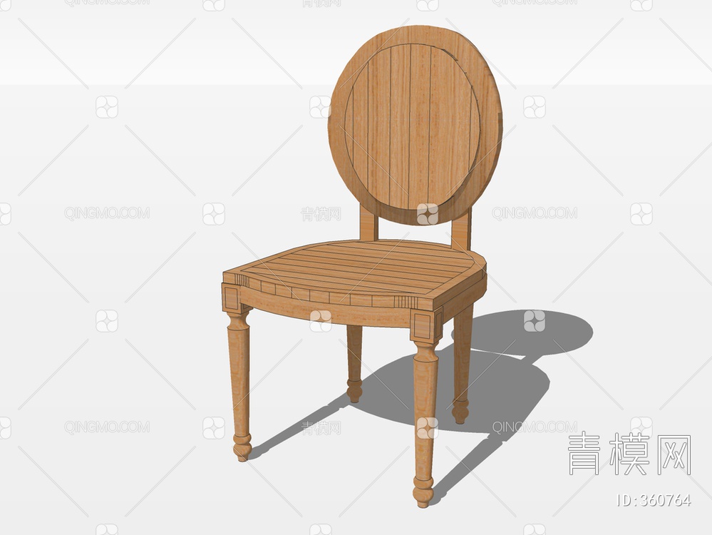 单椅SU模型下载【ID:360764】